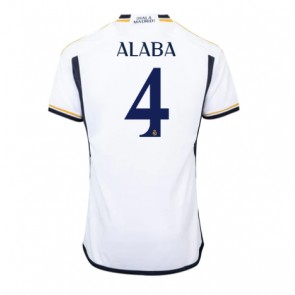 Real Madrid David Alaba #4 Koszulka Podstawowych 2023-24 Krótki Rękaw